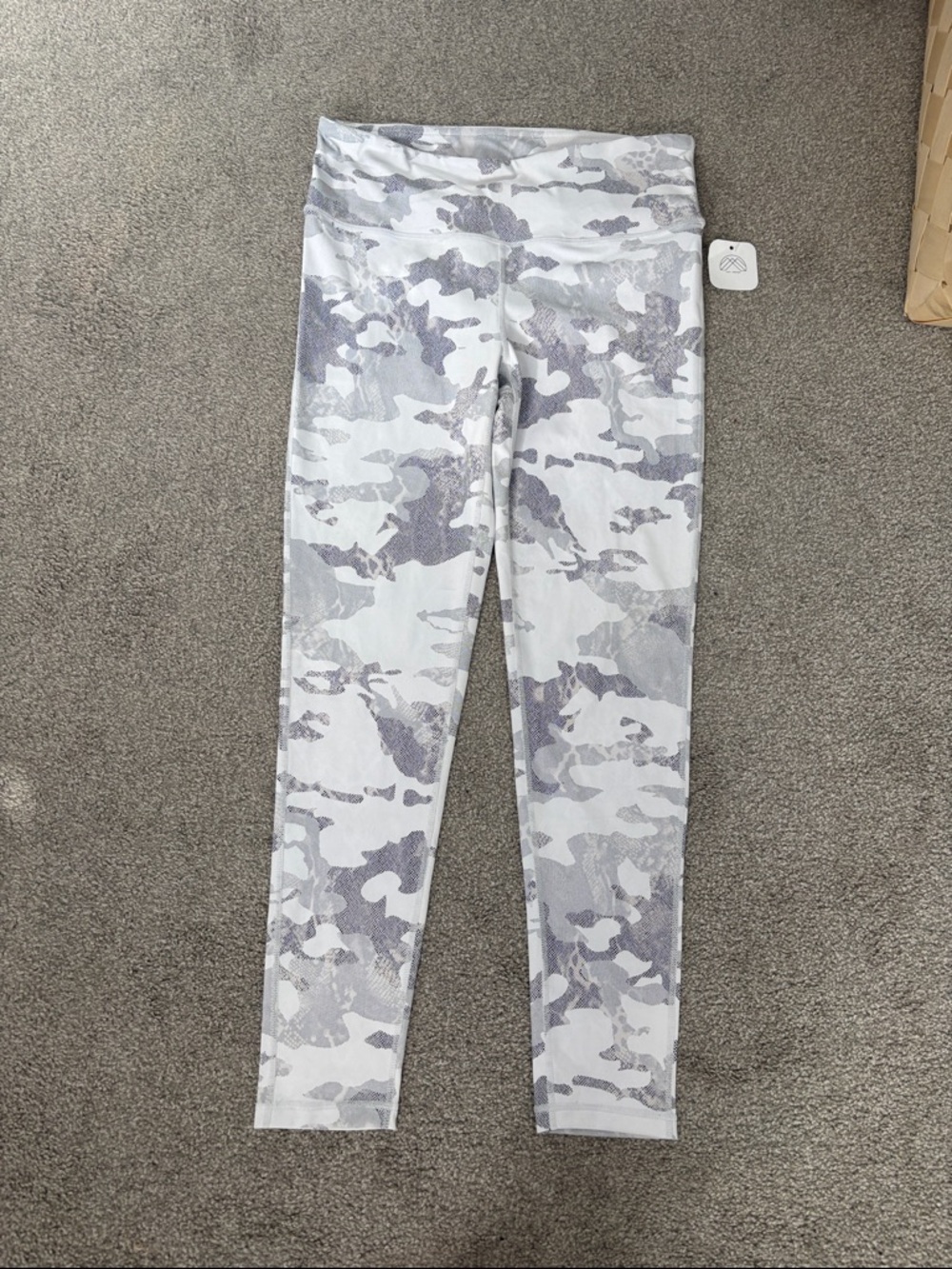 Mono B White & Gray Camo Leggings